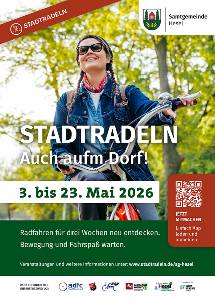 Aktiv-Freizeit ins Rheiderland im Rahmen der Aktion "Stadtradeln" v. 22. - 25. Mai 2026